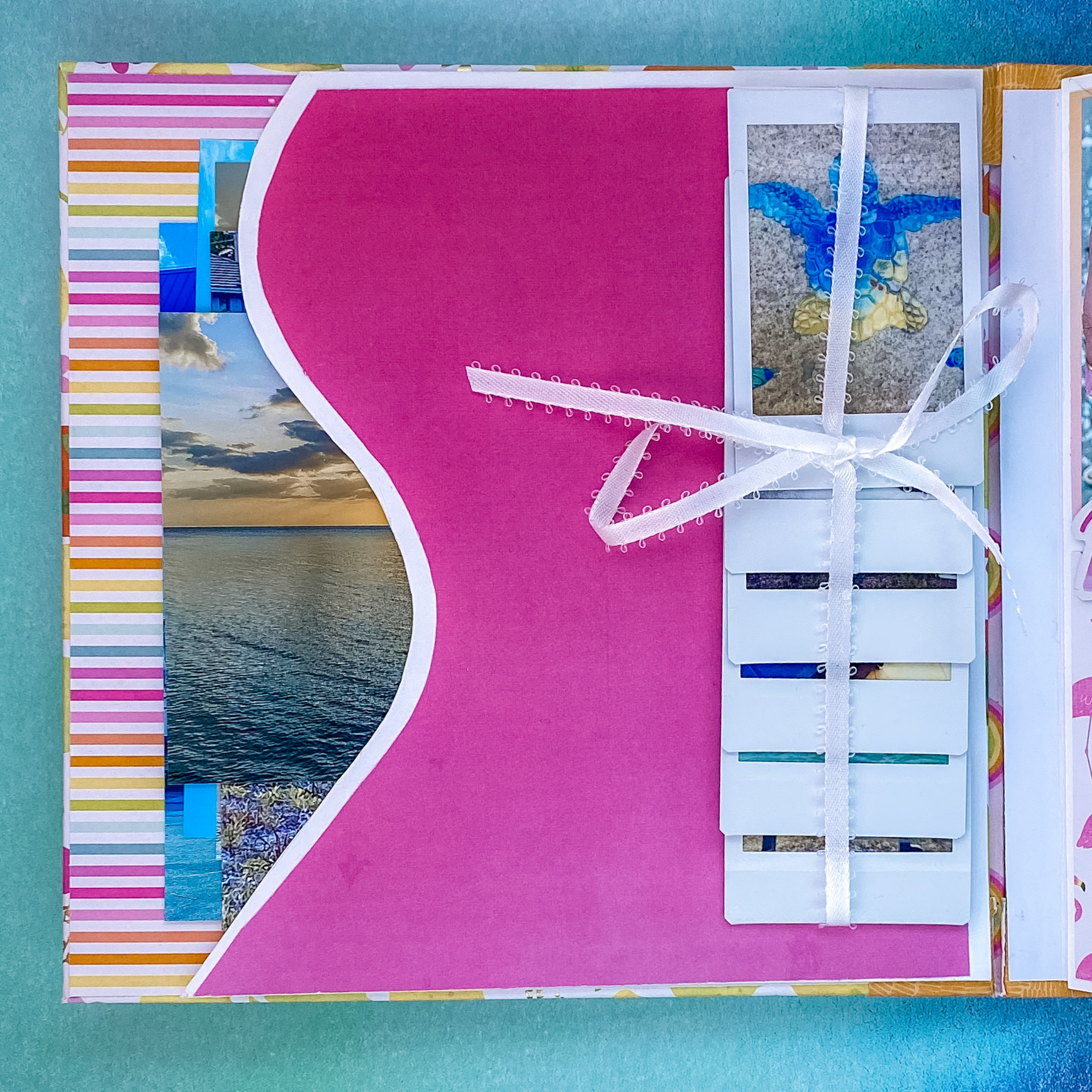 Mini Album Handmade For Summer Vacation - AllThatScrapbook