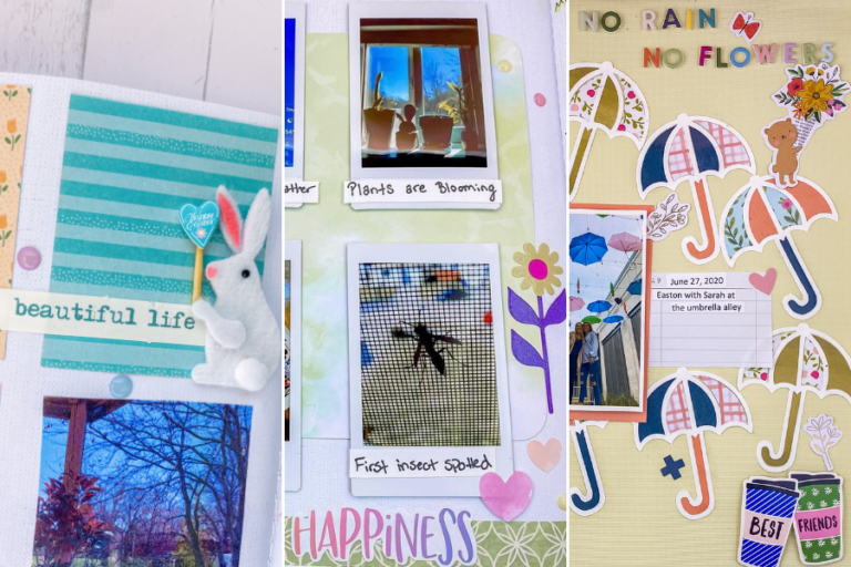 Spring scrapbook titles