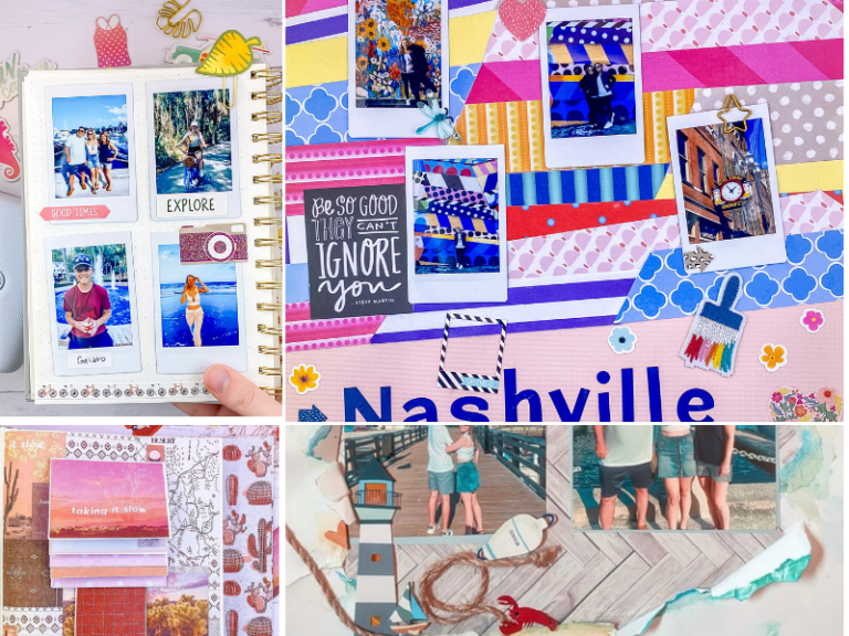 Travel Scrapbook Pages