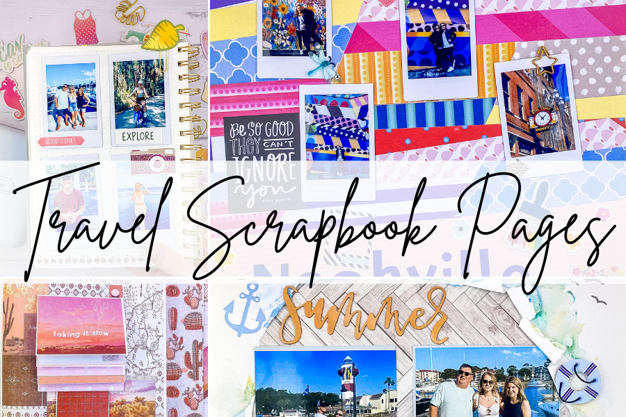 Travel Scrapbook Kit, Vacation Ephemera Pack , Scrapbook