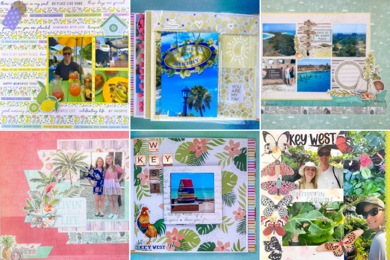 Key West Scrapbook Layouts