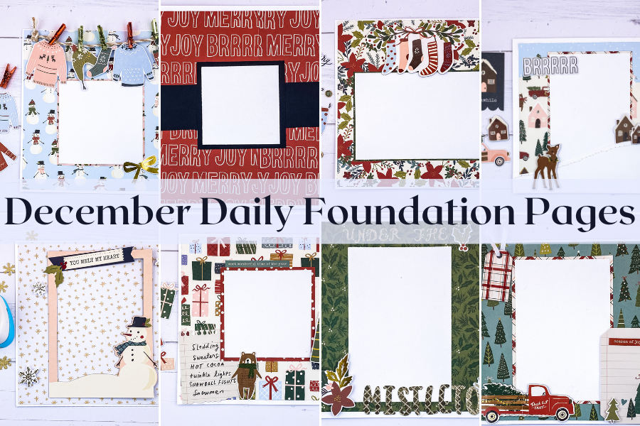 December Daily Foundation Pages