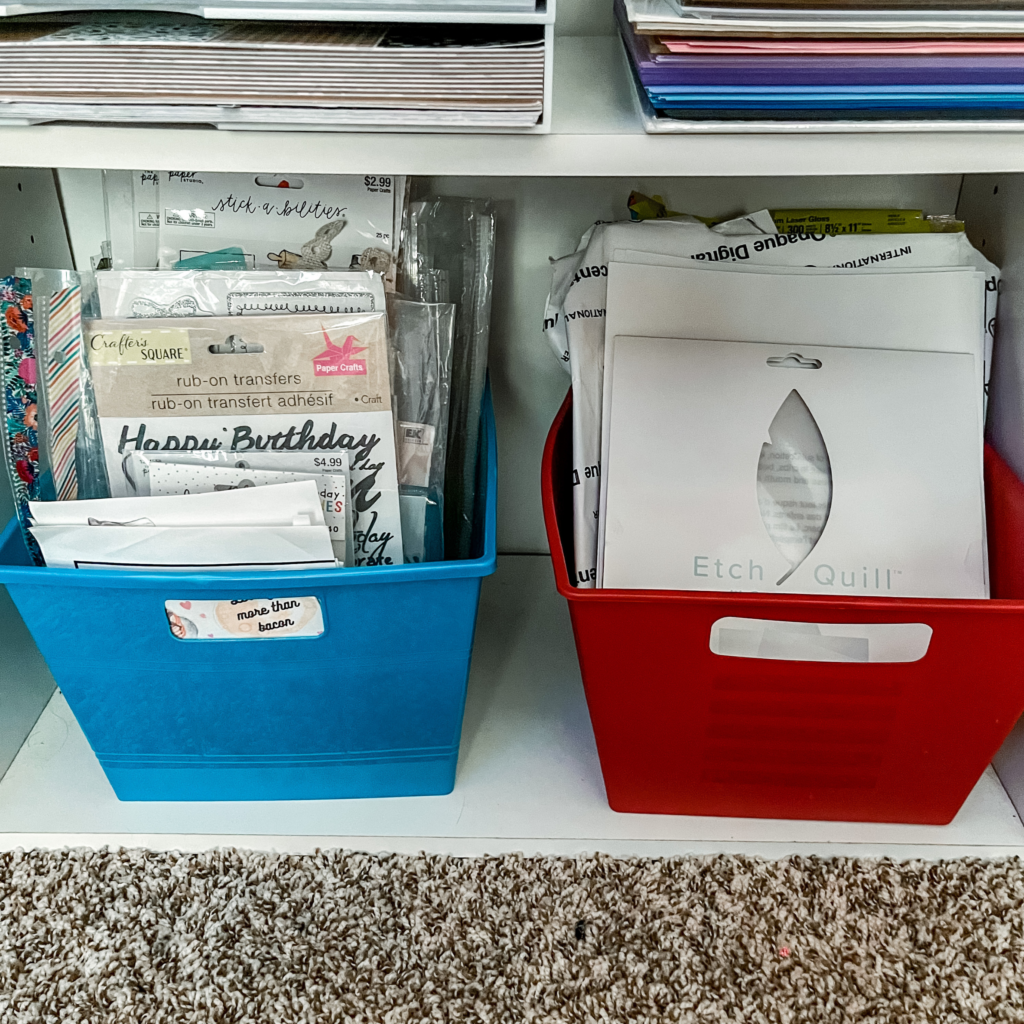 craft room storage containers