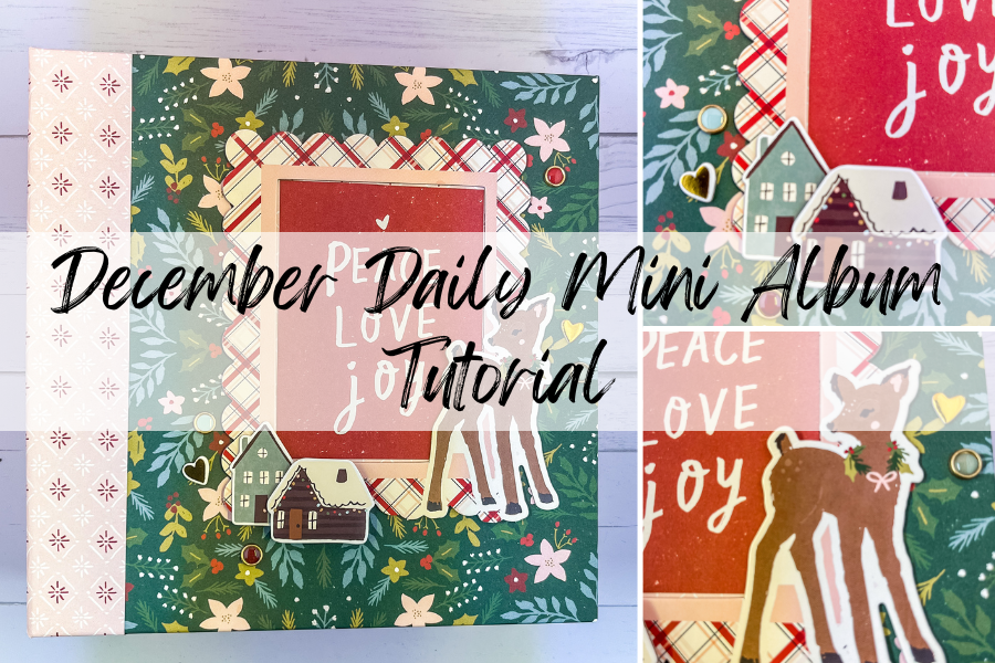 December daily mini album tutorial