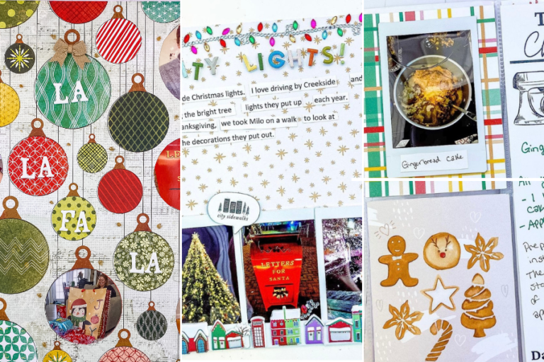 Christmas Scrapbook titles