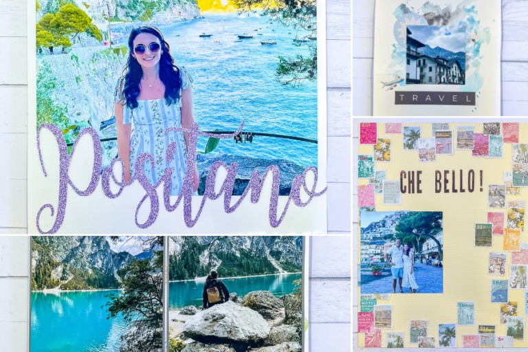 Italy scrapbook travel pages