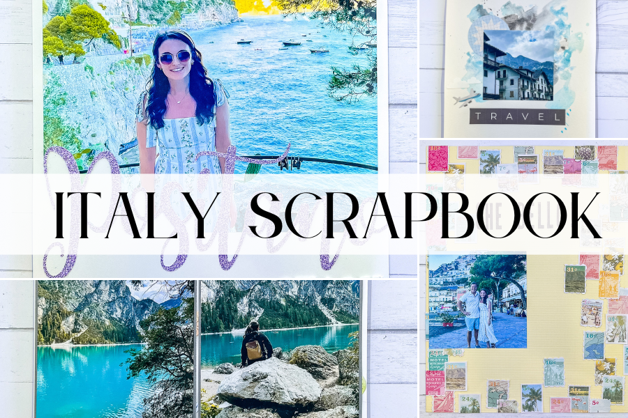 Italy scrapbook travel pages