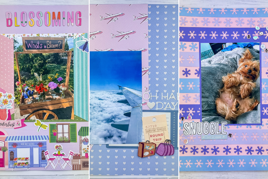 8.5 x 11 Scrapbook Layouts Made Simple