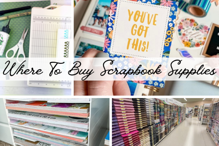 Where To Buy Scrapbook Supplies