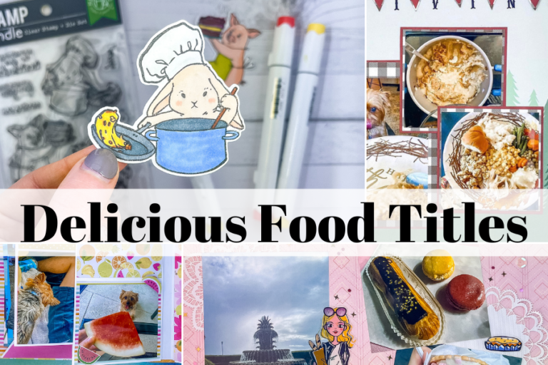 creative essay titles about food