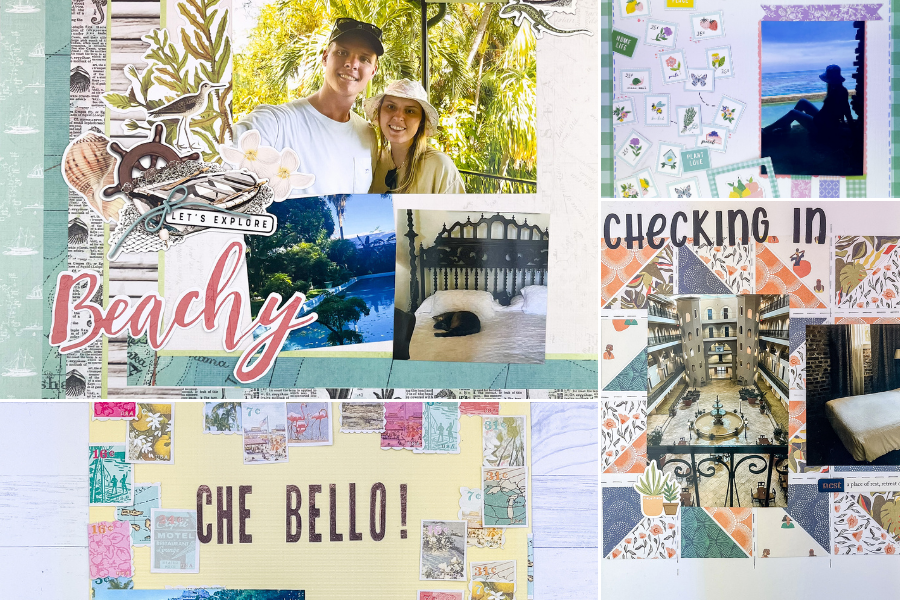 Travel Log Collection by Creative Memories - Scrapbook Layout