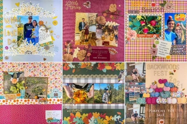 10 Fall Scrapbook Layouts And How To Create