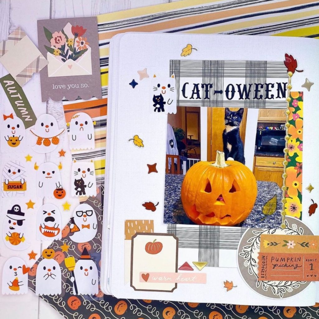 Halloween scrapbook