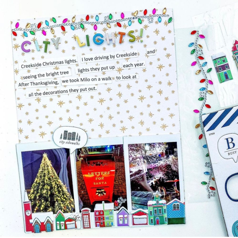 simple christmas scrapbook ideas