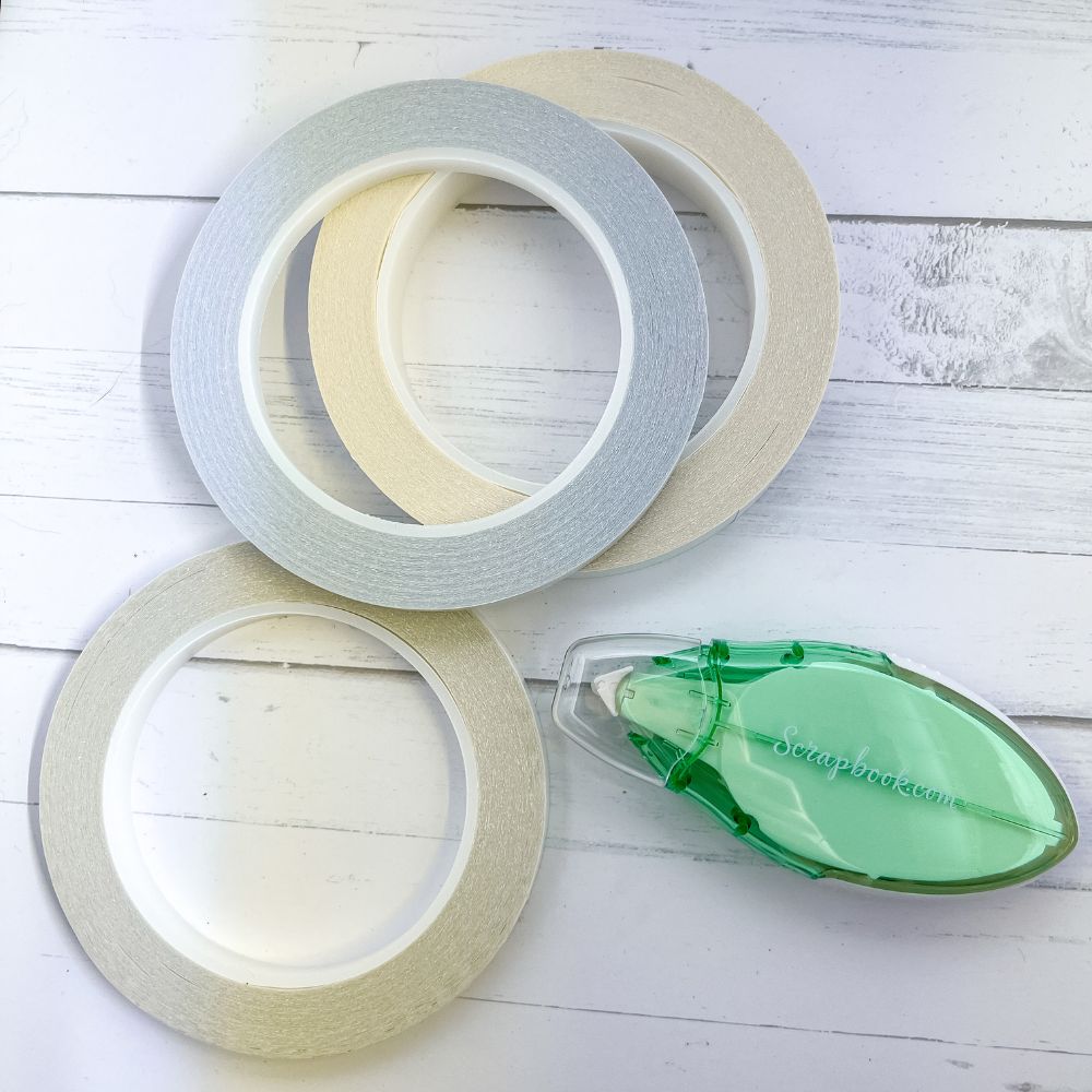double sided tape for scrapbooking