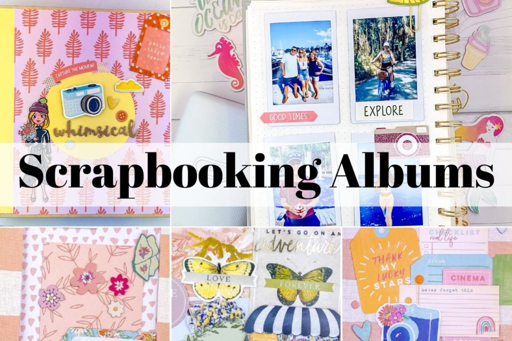 Scrapbook Album ~ Blank Black-Page Mini- Scrapbook Album 8.5 by