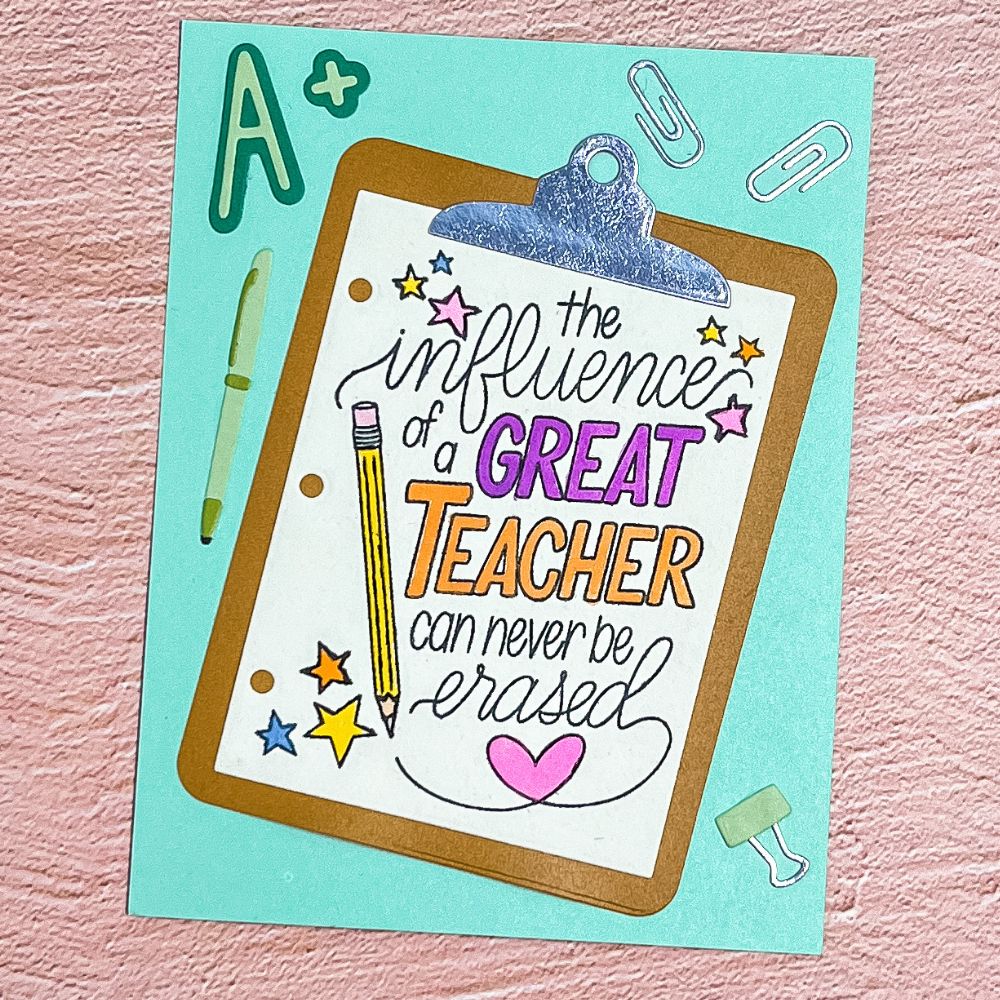 cute teacher appreciation card ideas