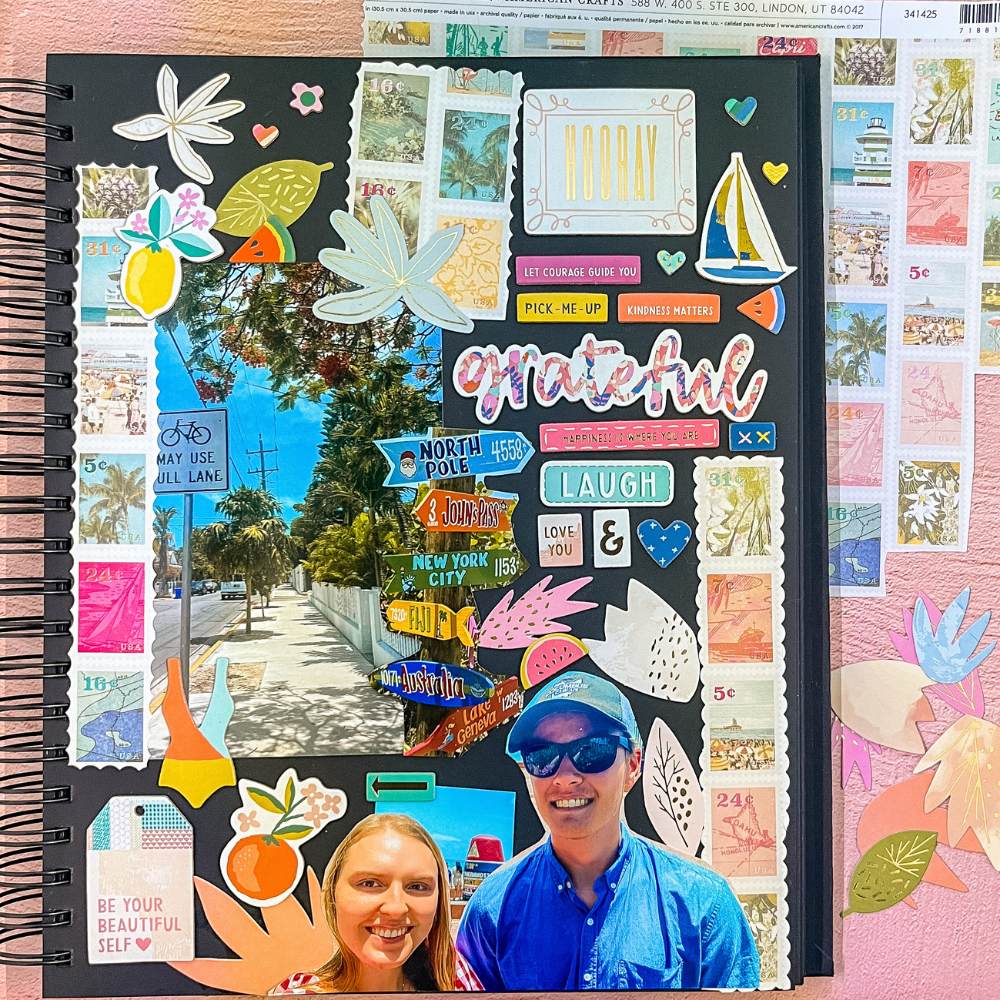 travel scrapbooking pages examples