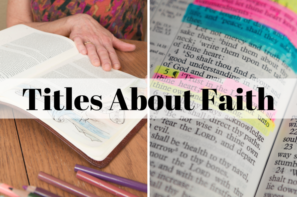 Titles about faith