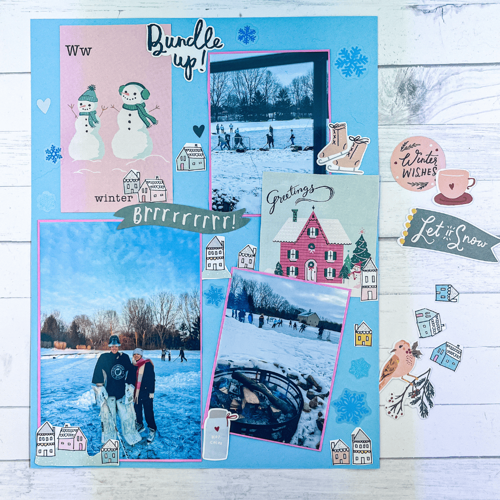 Ice hockey scrapbook