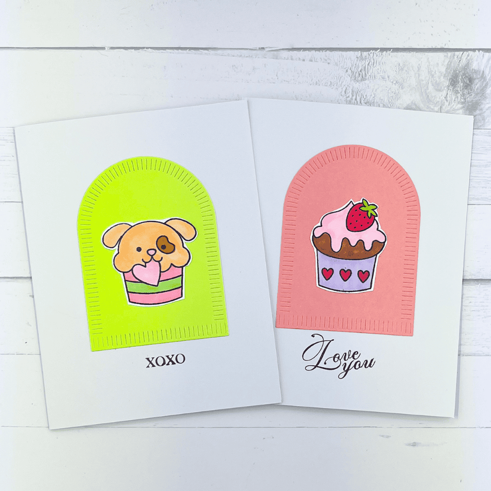 cupcake valentine day cards