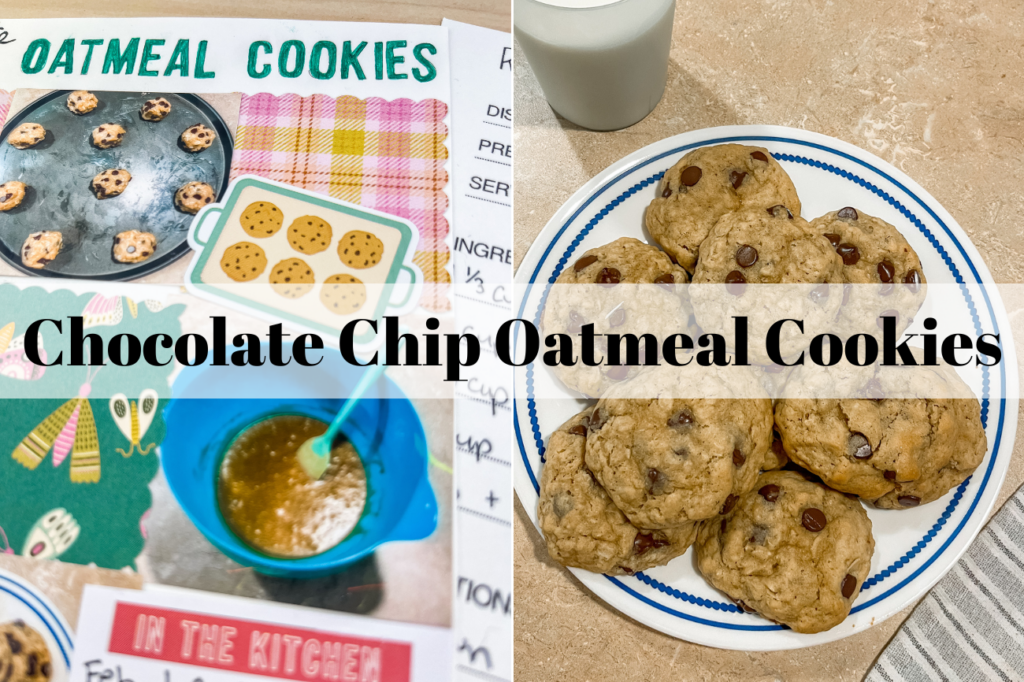 chewy chocolate chip oatmeal cookie recipe