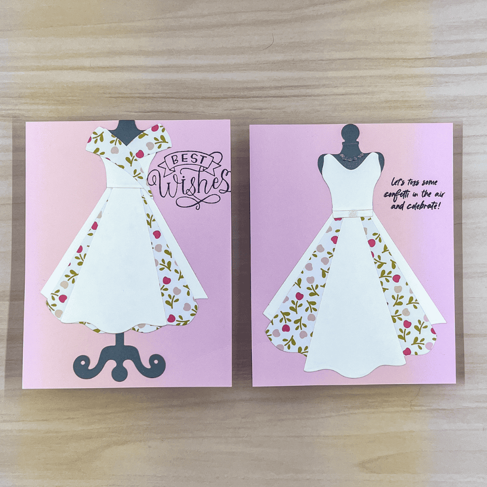 diy wedding shower card