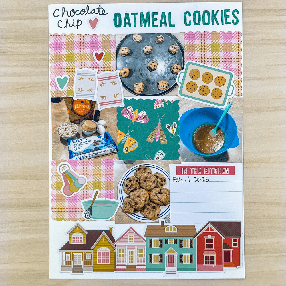 oatmeal cookies recipe scrapbook