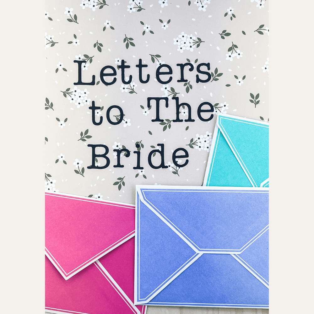 letters to the bride scrapbook
