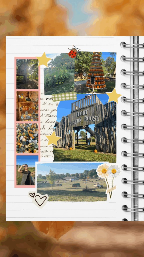 cottagecore fall farm scrapbook