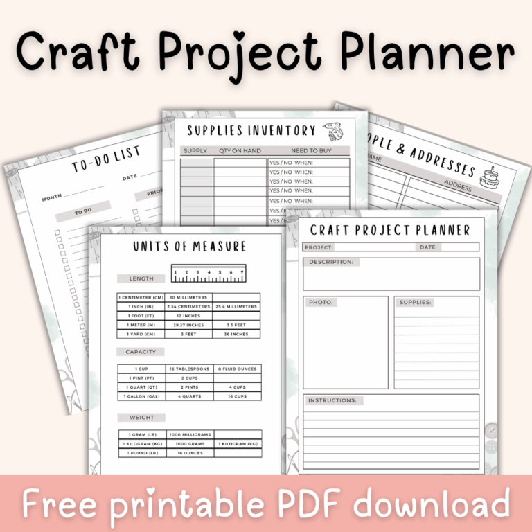 craft planner