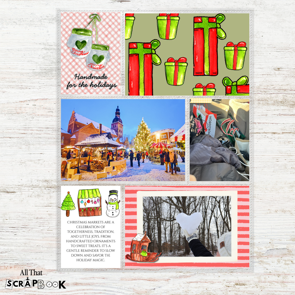 Christmas scrapbook printables