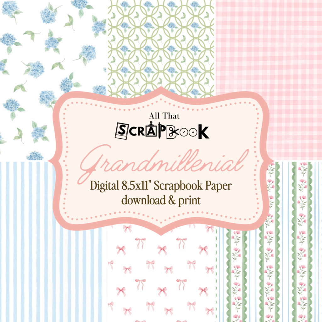 grandmillenial scrapbook