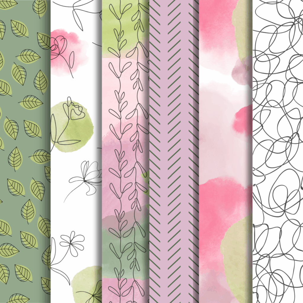 spring scrapbook paper free printable