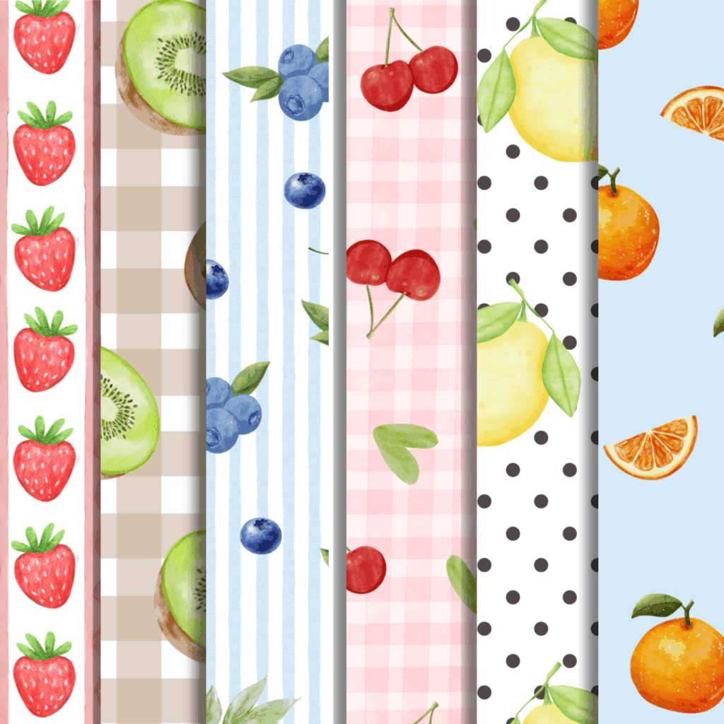 FREE FRUIT THEMED DIGITAL PAPER