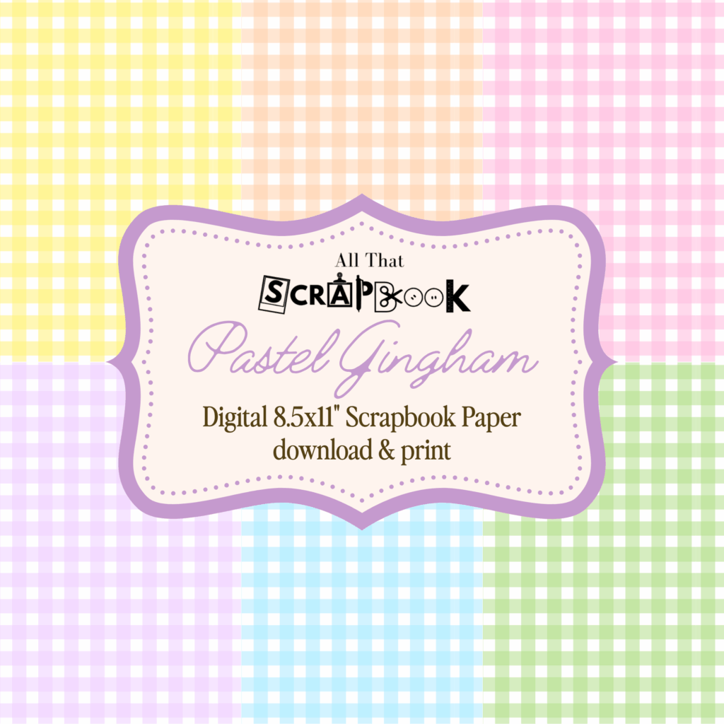 pastel gingham pattern