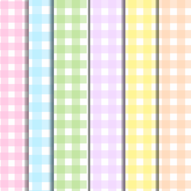 pastel gingham digital paper